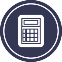 math calculator circular icon png