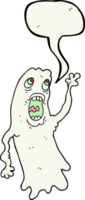 speech bubble cartoon ghost png