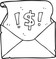 black and white cartoon abusive letter png