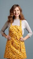 AI generated A Minimal Apron Mockup photo