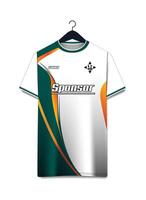 vector futurista resumen antecedentes modelo para deporte jersey diseño