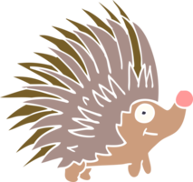 cartoon doodle spiky hedgehog png