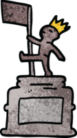 Cartoon-Doodle-Denkmal-Statue png