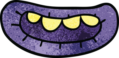 cartoon doodle mouth png