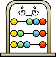 gradient shaded cartoon abacus png