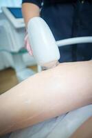 Professional Laser Hair Removal for Smooth Legs at a Salon photo