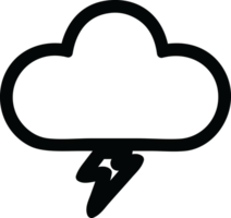 storm moln ikon symbol png