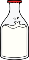 botella de leche de dibujos animados png