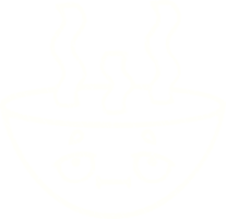 dessin à la craie de soupe chaude png