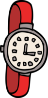 reloj de garabato de dibujos animados png