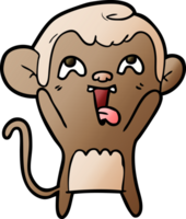 crazy cartoon monkey png