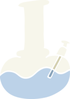 flat color illustration cartoon water pipe png