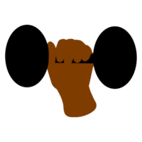 hand tillen gewichten png