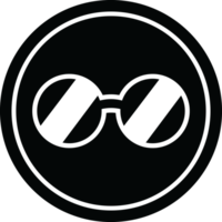 spectacles graphic   illustration circular symbol png