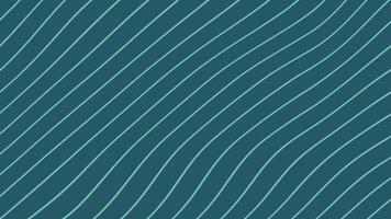 Mint Green Wavy Lines Motion Background video