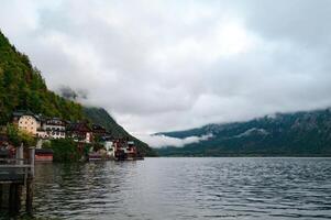 Halstatt lake view photo