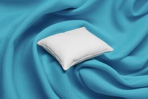 Luxurious Comfort Unveiling the Elegance of a Premium Pillow Mockup, Where Softness and Style Merge in a Perfect Harmony, Crafting a Sophisticated Showcase of Plushness and Exquisite Design photo