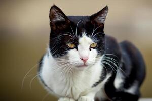 Exploring the Allure of a Beautiful Scottish Fold Cat, where Whiskered Elegance and Playful Charm Unite in a Mesmerizing Portrait of Cuddly Delight photo