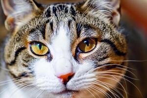 Exploring the Allure of a Beautiful Scottish Fold Cat, where Whiskered Elegance and Playful Charm Unite in a Mesmerizing Portrait of Cuddly Delight photo