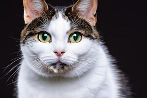 Exploring the Allure of a Beautiful Scottish Fold Cat, where Whiskered Elegance and Playful Charm Unite in a Mesmerizing Portrait of Cuddly Delight photo