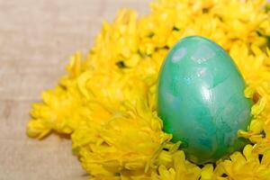 Easter Delight Reveling in the Beauty of Beautiful Easter Eggs, where Vibrant Hues Dance on Smooth Shells, Creating a Whimsical Kaleidoscope of Joy, Sprinkling Festive Cheer and Colorful Elegance photo