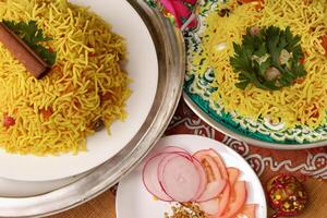 Embark on a Culinary Journey with the Exquisite Aroma and Flavorful Bliss of Kebuli Rice, a Fragrant Middle Eastern Dish Infused with Spices and Savory Perfection, Offering Gastronomic Joy. photo