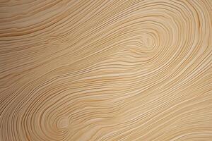 AI generated Soft wood surface texture Abstract curve and pattern background photo