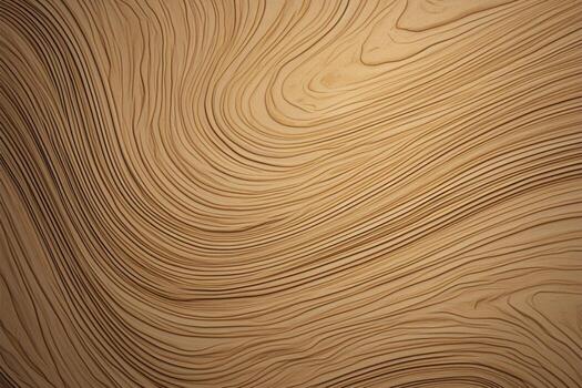 AI generated Soft wood surface texture Abstract curve and pattern background photo