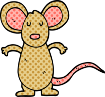 souris de griffonnage de dessin animé png