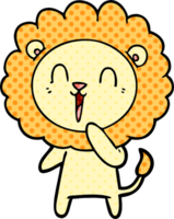 ridendo Leone cartone animato png