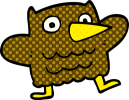 funny cartoon doodle owl png