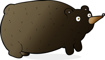 divertente cartone animato orso png