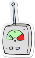 sticker of a cartoon science equipment png