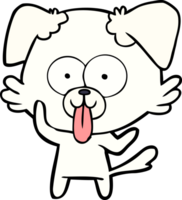 perro de dibujos animados con la lengua fuera png