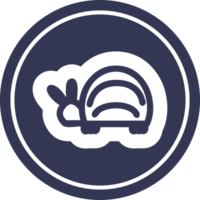 cute beetle circular icon symbol png