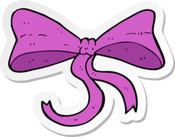 sticker of a cartoon bow png