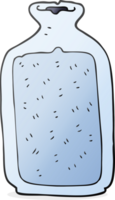 hand drawn cartoon hot water bottle png