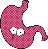 cartoon aufgeblähter bauch png