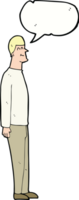 cartoon tall man with speech bubble png