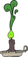 candelabro espeluznante de dibujos animados png