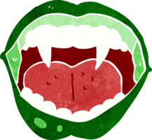 cartoon vampire mouth png