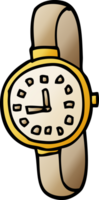 reloj de pulsera de garabato de dibujos animados png