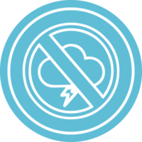 no storms circular icon symbol png