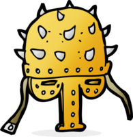 cartoon spiked helmet png