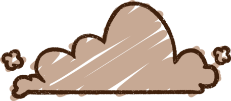 wolken krijt tekening png