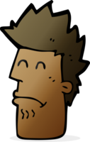 cartoon man feeling sick png