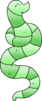 pente ombragé excentrique dessin animé serpent png