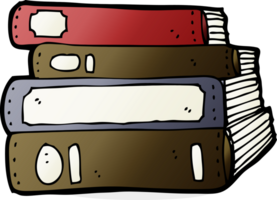 cartoon old books png