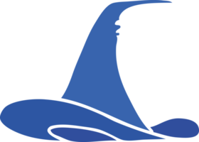 hand drawn cartoon doodle of a witches hat png