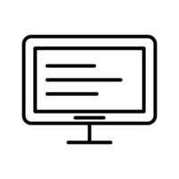 LCD Vector Icon